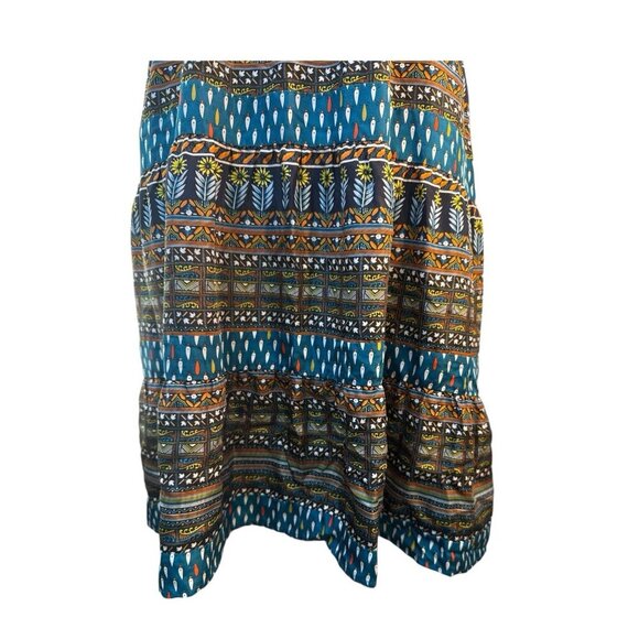 Anthropologie What Goes Around Comes Around Womens Silk Midi Dress Sz 6 Boho NWT - Picture 3 of 8